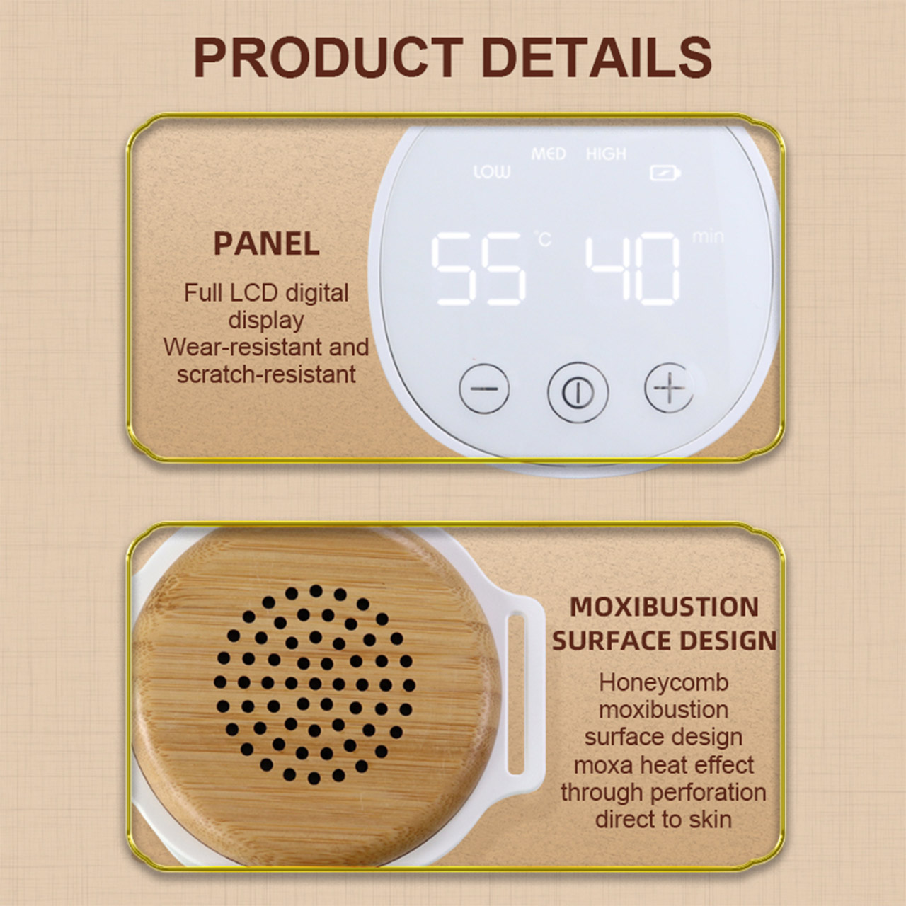 lithium battery moxibustion instrument